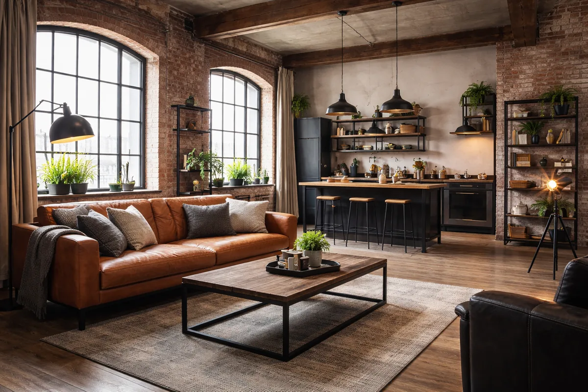 Comment optimiser l'aménagement intérieur avec une déco industrielle